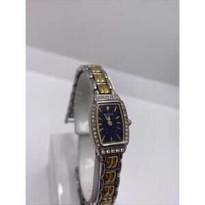 Pulsar By Seiko Womens Gold Silver Tone Quartz Watch Works New Battery